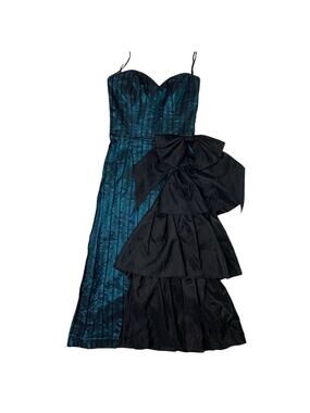 Blue Translucent Preppy Goth Halter Punk Opulent Bride